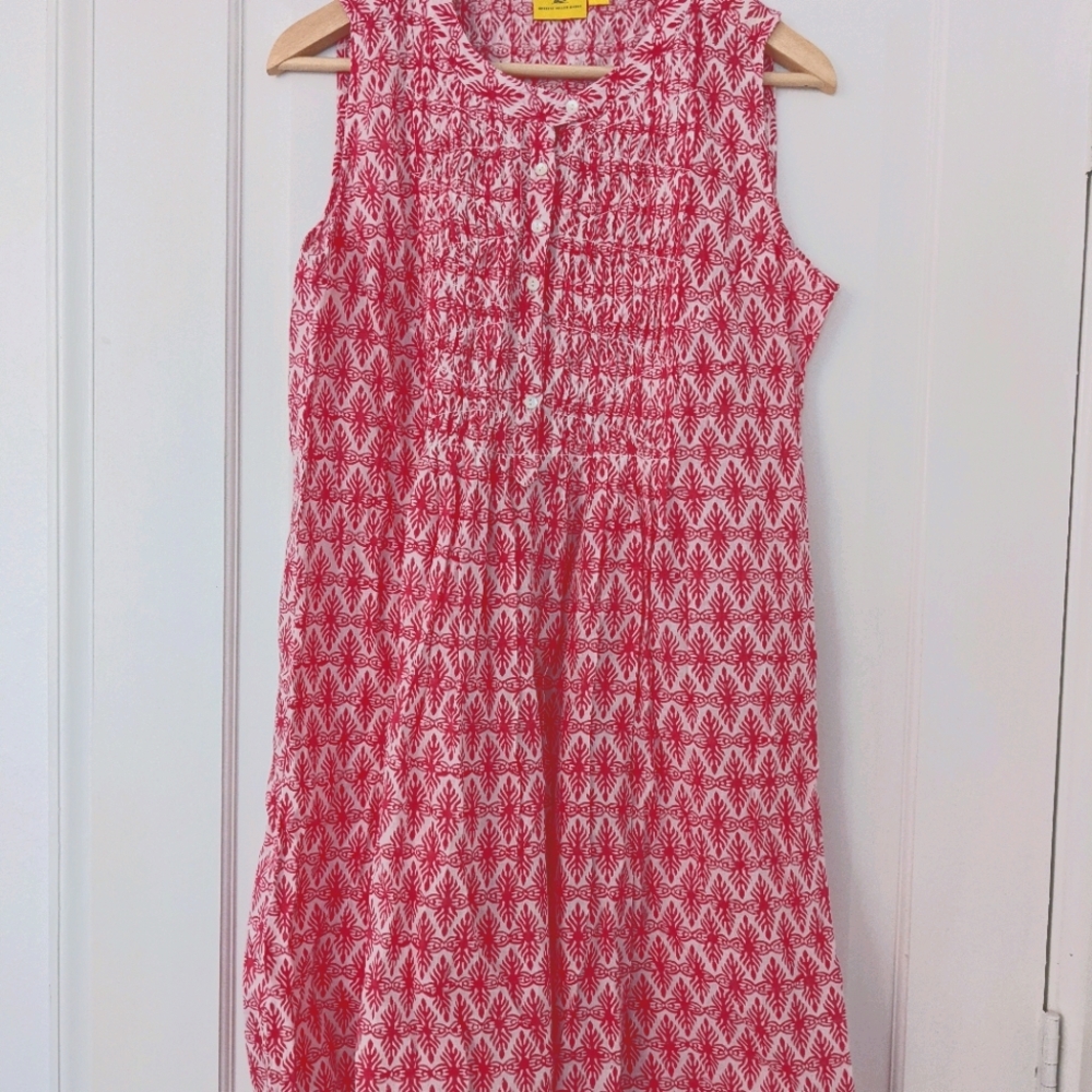 Roberta Roller Rabbit red and white coverup size M